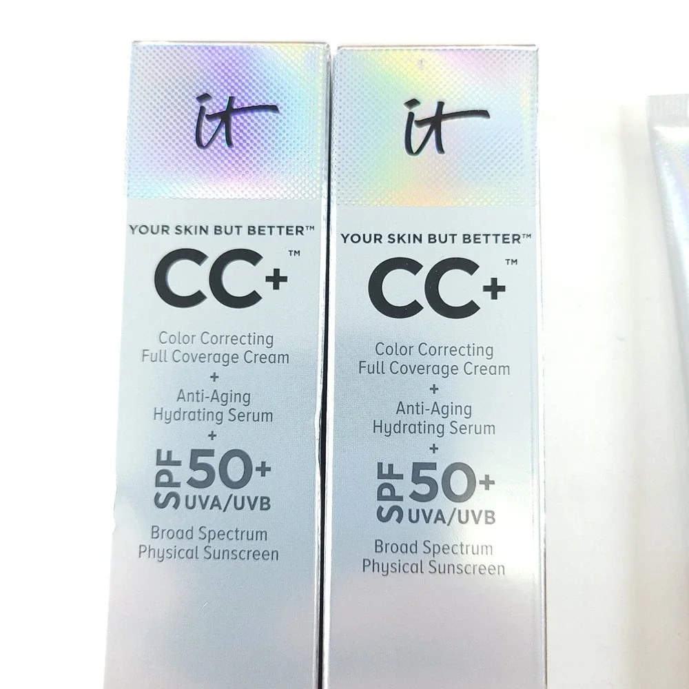 2 x It Cosmetics Your Skin But Better CC Foundation SPF 50 Rich Honey Exp 01/22